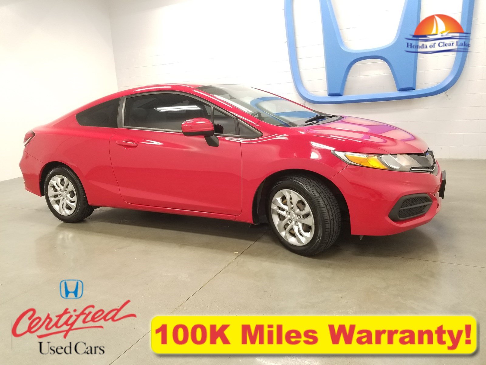 Certified Pre Owned 2015 Honda Civic Coupe Lx 2dr Car Fh506372